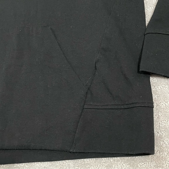 Tapout Mens Solid Black Logo Hoodie Size Large Cotton/poly Pouch Y2K - Picture 4 of 6